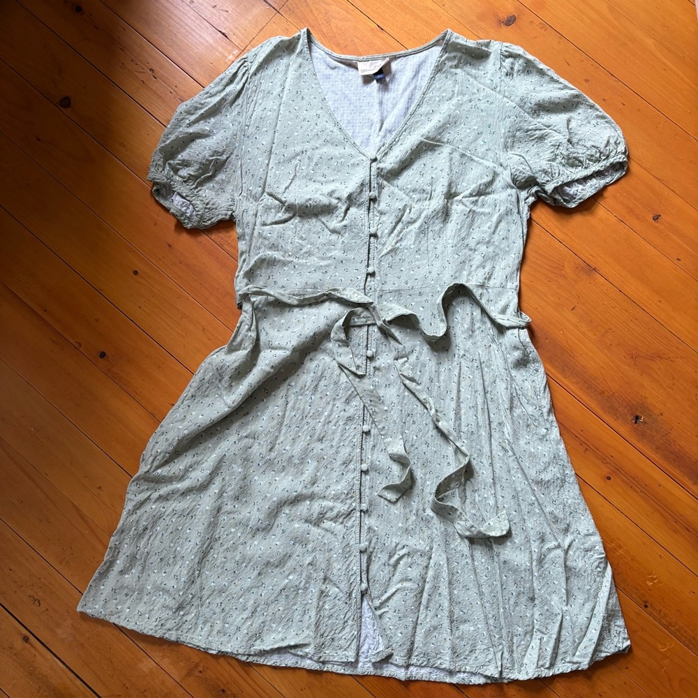 Universal Thread Light Green Floral Dress